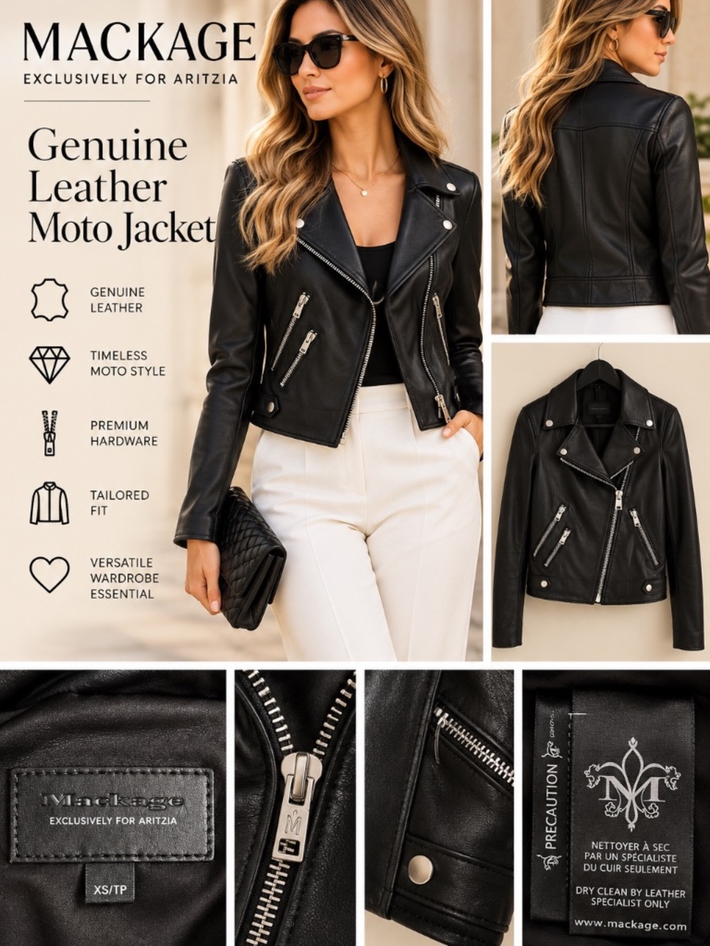 Mackage Black Jacket